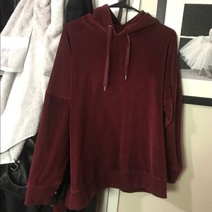 LA Hearts Velvet Hoodie